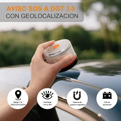 🔥Especial de Navidad: 80% DE DESCUENTOLuz de Emergencia V16 Aprobada por la DGT con Geolocalización 3.0 – Señalización de Ubicación para Automóviles, Plan de Datos Incluido – Base Magnética IP54 – Cumple con la Normativa 2026.
